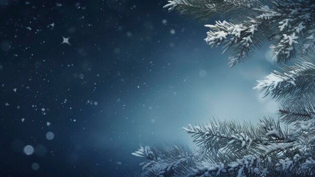 snow scene background