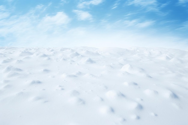 雪の質感 背景と空の空間