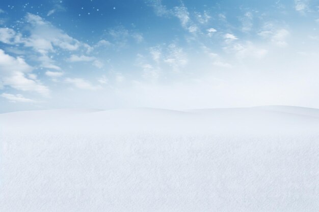 Snow texture background and empty space