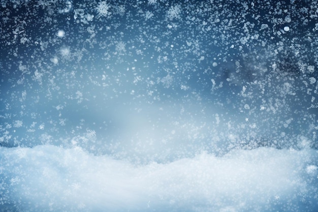 snow texture background and text space