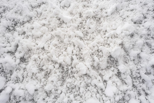 Фон текстуры снега с большим количеством снега