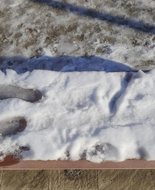 雪のテクスチャ背景