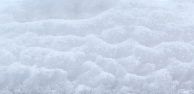 Близкий взгляд на текстуру снега