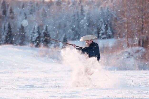 雪の戦士の瞑想