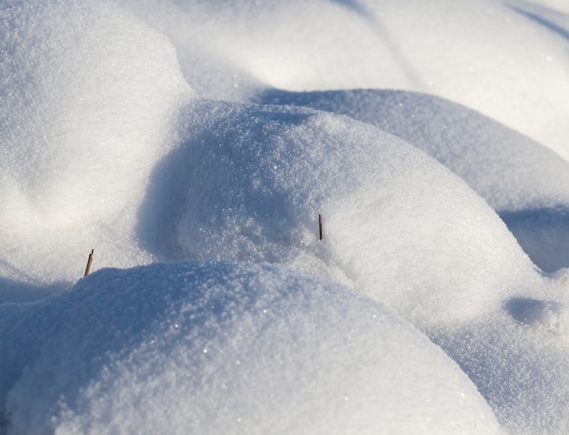 冬の雪