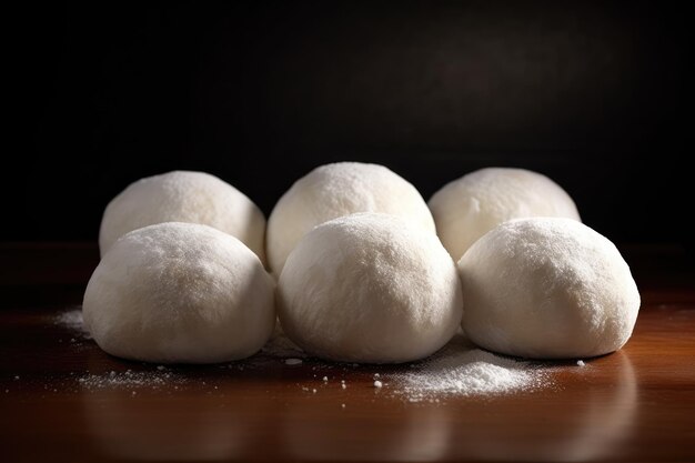 Snowballs on a Table