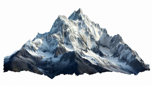 Фото Снежные вершины гор, окруженные величественными горами