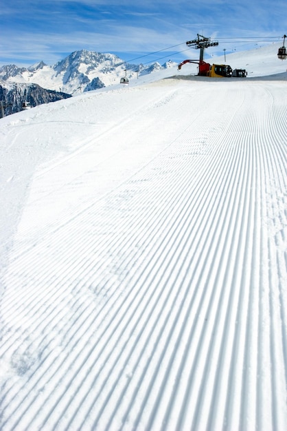 Snowcat track