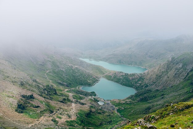 Snowdonia National Park in North Wales UK