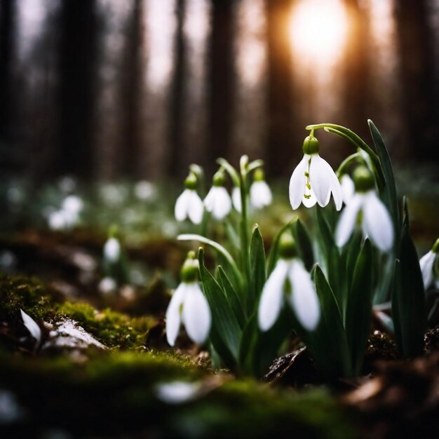 Photo snowdrops