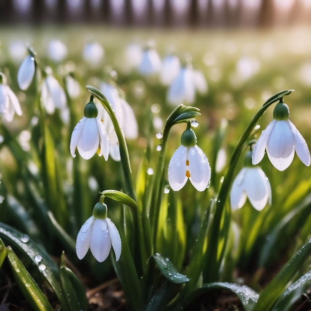 snowdrops