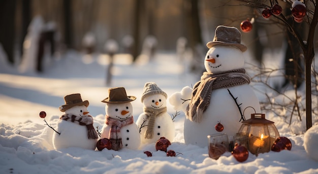 Foto la neve, la serenità, la silenziosa bellezza dell'inverno.