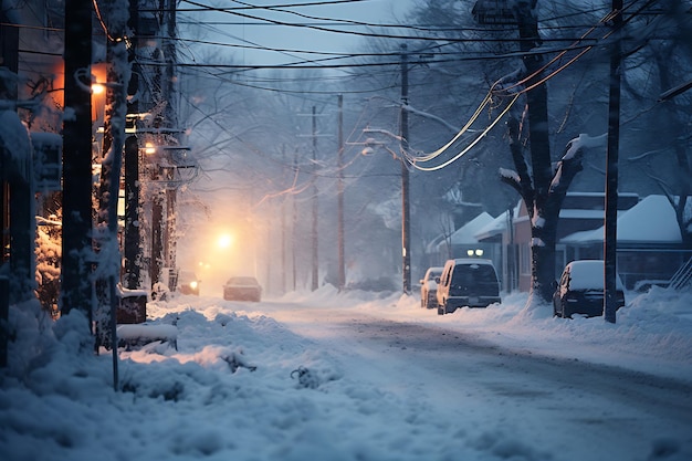 雪の歌 雪の嵐の写真