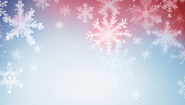 雪花の背景 クリスマスと新年の背景画像