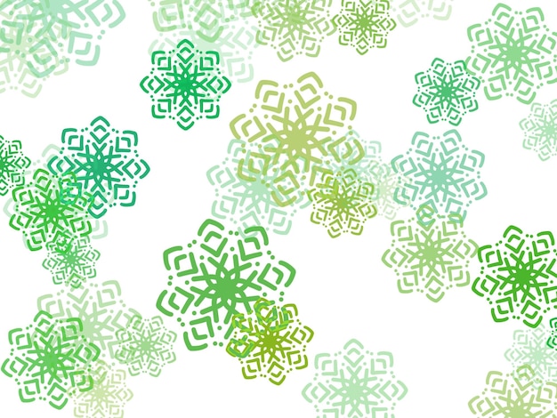 Snowflake Christmas frame Illustration Background