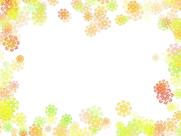 Snowflake Christmas frame Illustration Background