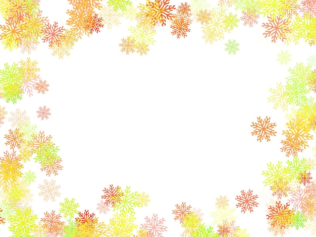 Snowflake Christmas frame Illustration Background