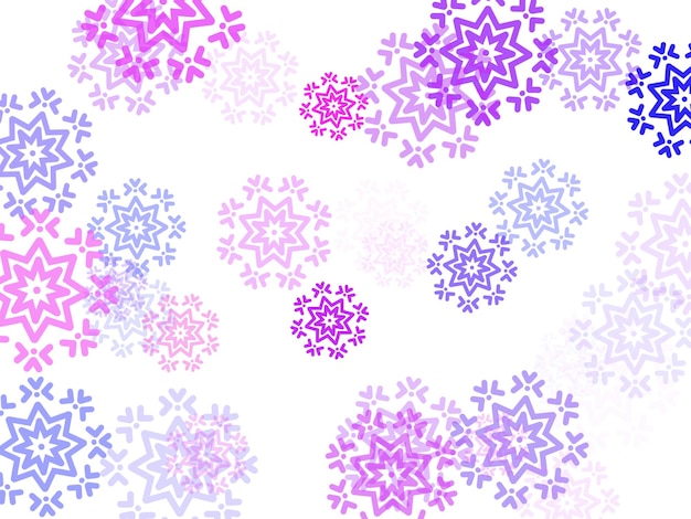 Snowflake Christmas Illustration Background