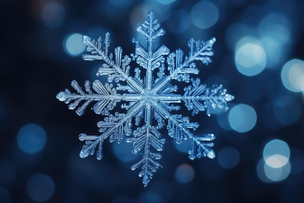 snowflake closeup background