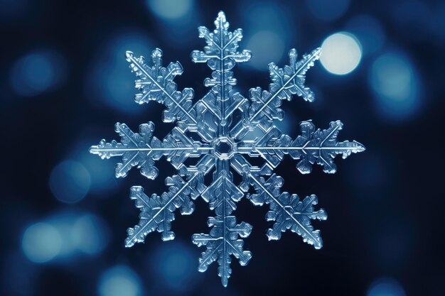 snowflake closeup background