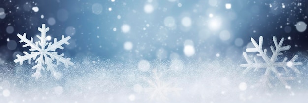 Snowflake on snowWinter holidays background