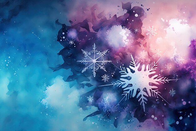 Snowflake and star backdrop