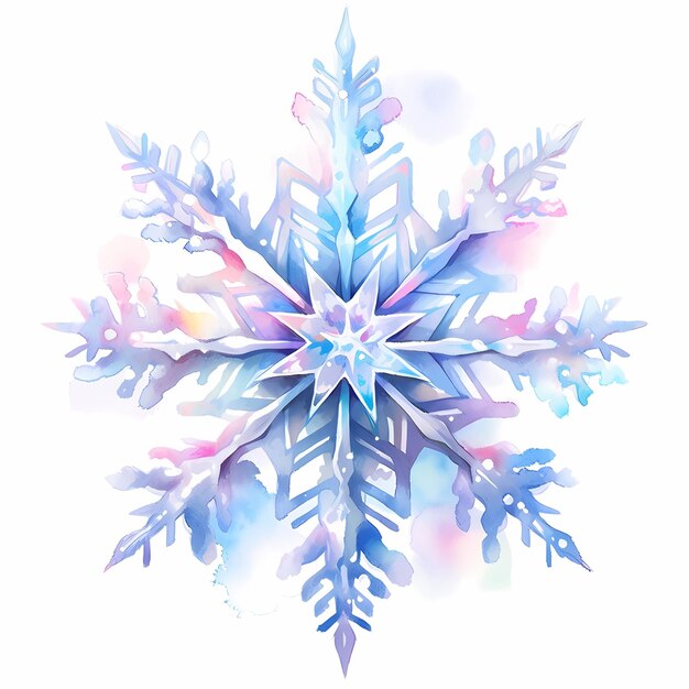 a snowflake that has a snowflake on it.