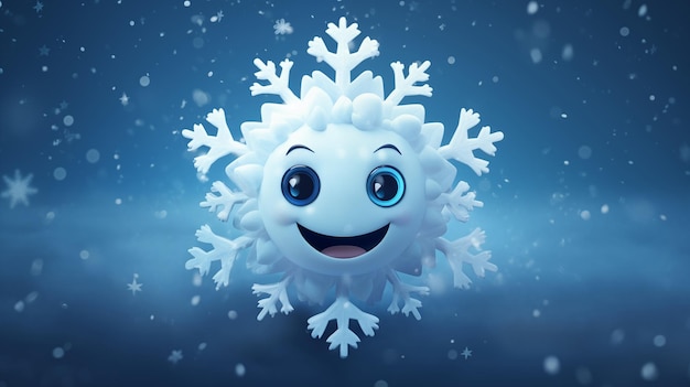 Photo snowflake