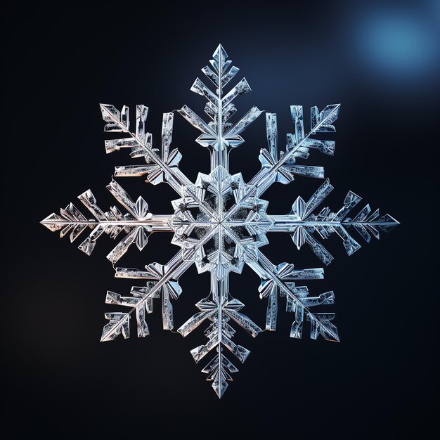 Photo snowflake