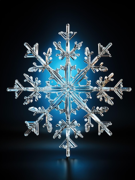 Photo snowflake