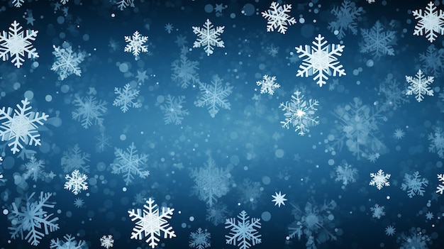 Snowflakes blur winter background high quality illustration