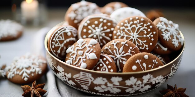 Snowflakes cookies