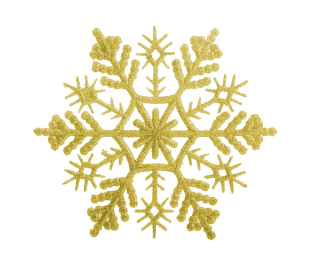 Snowflakes isolated on white background