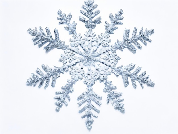 Snowflakes On A White Background Images