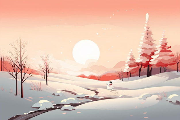 snowman background is a good christmas decoration this year