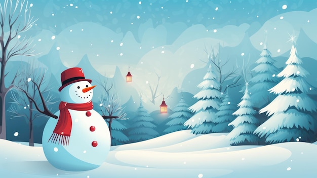 Snowman wallpaper