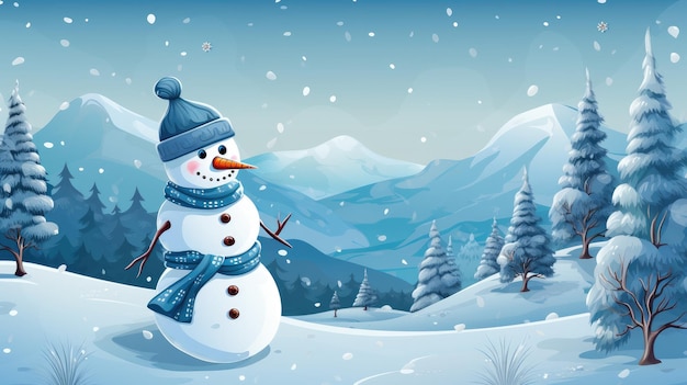 Snowman wallpaper