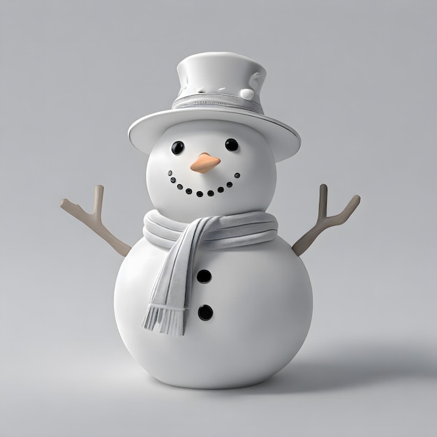 snowman with hat