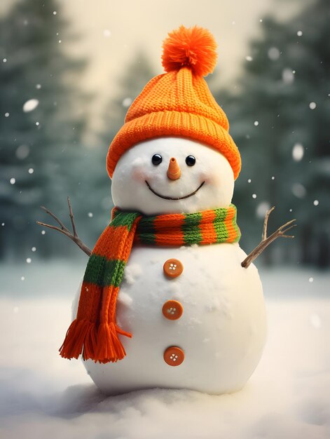 Photo snowman