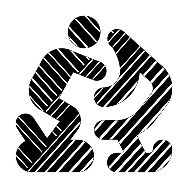 snowmobile icon black white diagonal lines