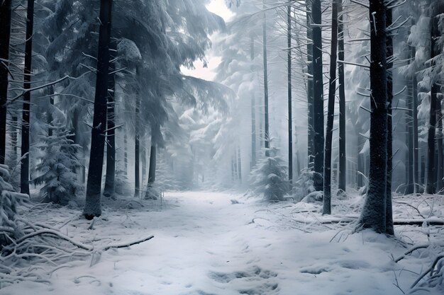 Snowy Forest