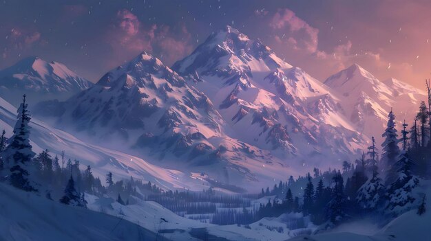 Snowy Mountain