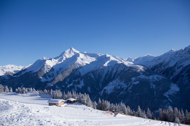 Snowy mountains