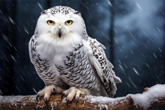 snowy owl in