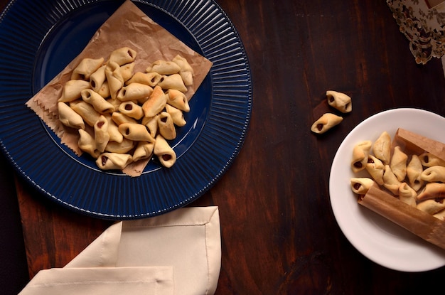 snufje koekje met guave bovenaanzicht