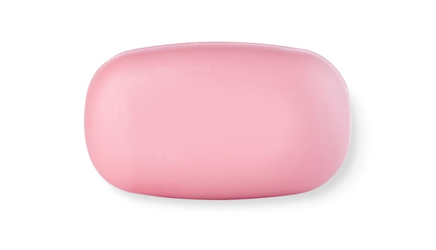 Soap bar on the white background with clipping path