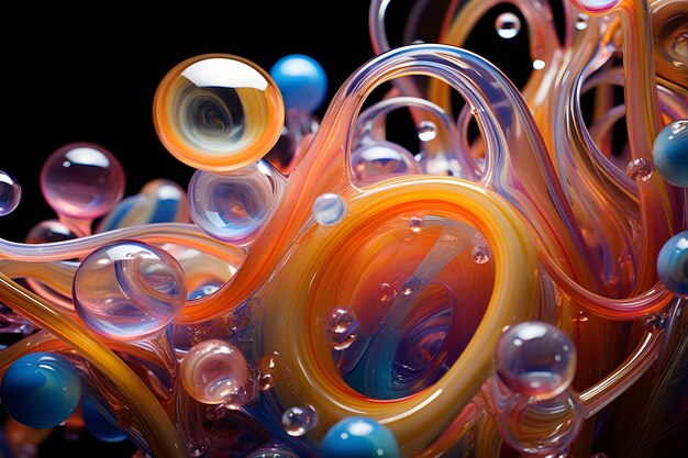 soap bubble sculpture