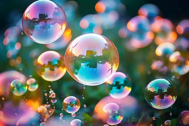 Soap bubbles overlays