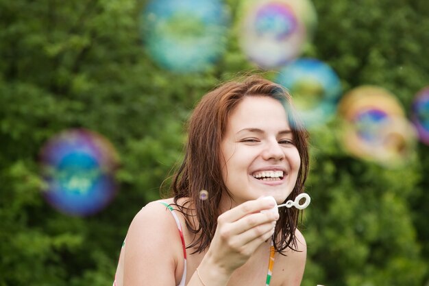 soap bubbles