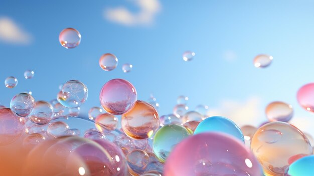 soap bubbles